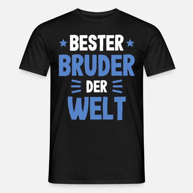 Beste Bruder Der Welt Geschenkidee - Männer T-Shirt - Schwarz