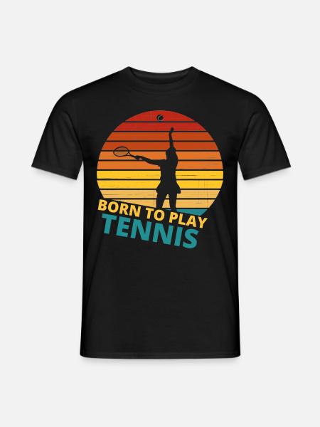tennis / Tennis / Tennis / Tennis / Tennis jouer - T-shirt homme - noir