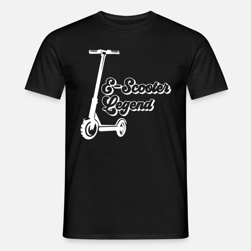 Escooter Legend Elektro Roller E-Roller - Männer T-Shirt - Schwarz