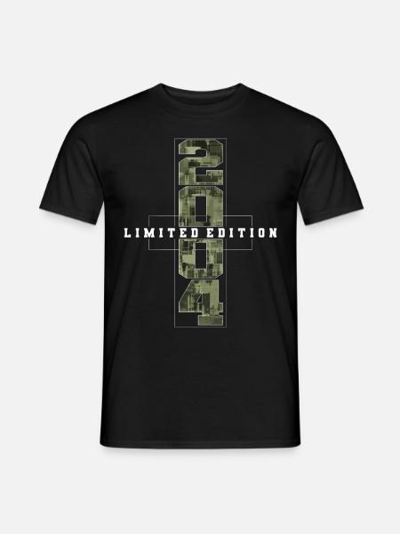 Camouflage 2004 Geboren Geburtsjahr 2004 Männer - Männer T-Shirt - Schwarz