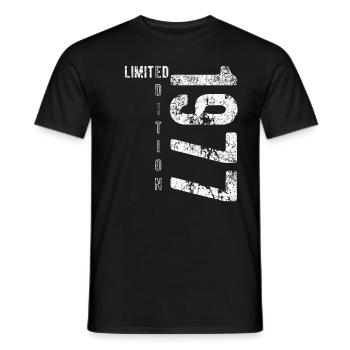 Limited Edition 1977 Birthday Vintage 1977 - Men's T-Shirt - black - Front - AI Model Male 178 light (178cm)