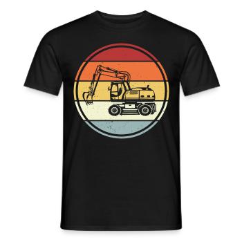 Excavatrice - T-shirt homme - noir - Devant - AI Model Male 178 light (178cm)