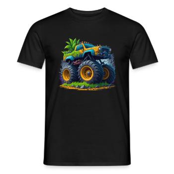 Monster truck - T-shirt homme - noir - Devant - AI Model Male 178 light (178cm)