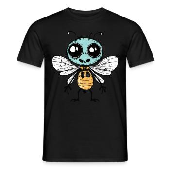 Libelle Halloween Lustig Zombie - Männer T-Shirt - Schwarz - Vorne - AI Model Male 178 light (178cm)