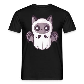 Fledermaus Halloween Lustig Geist - Männer T-Shirt - Schwarz - Vorne - AI Model Male 178 light (178cm)