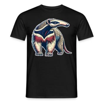 Anteater - Men's T-Shirt - black - Front - AI Model Male 178 light (178cm)