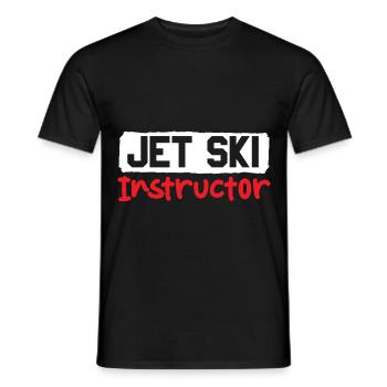 Moniteur de Jet Ski - T-shirt homme - noir - Devant - AI Model Male 178 light (178cm)