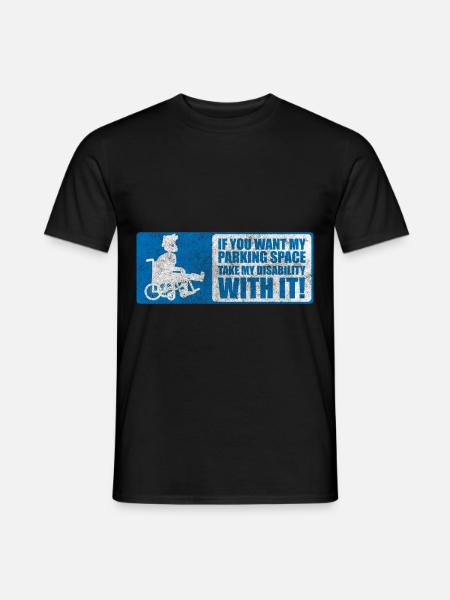 Disability Handicap - T-shirt homme - noir