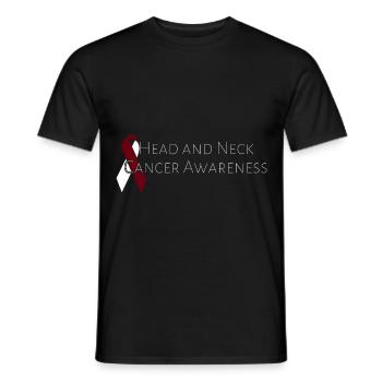 Monat Der Aufklärung Über Kopf- Und Halskrebs - Männer T-Shirt - Schwarz - Vorne - AI Model Male 178 light (178cm)