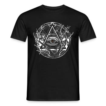 Allsehendes Auge | Auge der Vorsehung - Männer T-Shirt - Schwarz - Vorne - AI Model Male 178 light (178cm)