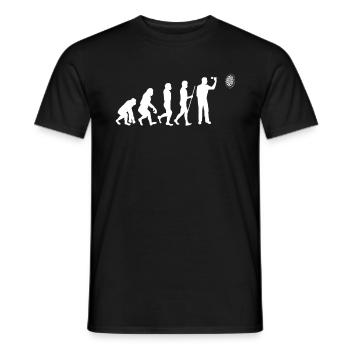 Darts dart dart board - Men's T-Shirt - black - Front - AI Model Male 178 light (178cm)