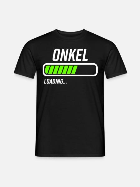 Onkel Loading Ladebalken - Männer T-Shirt - Schwarz