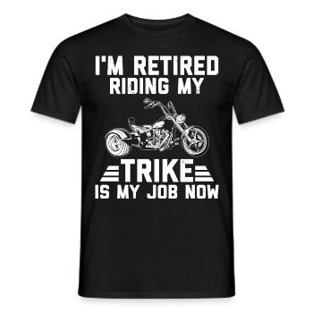 Trike dit | Moto Triker Trikes Cadeaux - T-shirt homme - noir - Devant - AI Model Male 178 light (178cm)