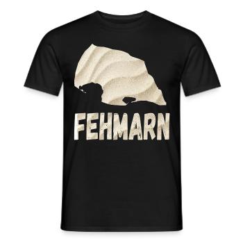 Fehmarn Ostsee für jeden Fehmarner Ostsee - Männer T-Shirt - Schwarz - Vorne - AI Model Male 178 light (178cm)