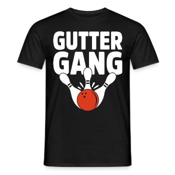 Bowling Bowler Gutter Strike Ersatznadeln - Männer T-Shirt - Schwarz - Vorne - AI Model Male 178 light (178cm)
