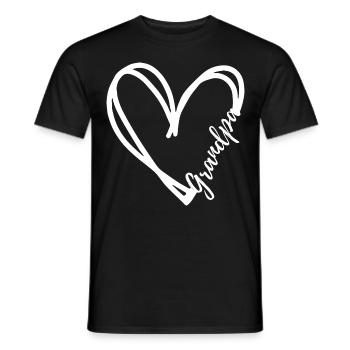 Papi - T-shirt homme - noir - Devant - AI Model Male 178 light (178cm)