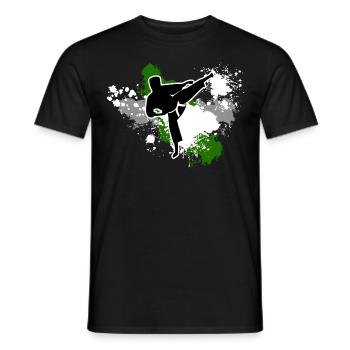 Karaté Temps Libre Cadeau Karatéka Sport de Combat - T-shirt homme - noir - Devant - AI Model Male 178 light (178cm)