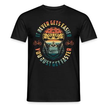 1 30 - T-shirt homme - noir - Devant - AI Model Male 178 light (178cm)