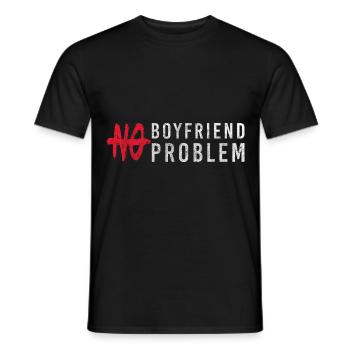 Problème, amusement, satire, sarcasme - T-shirt homme - noir - Devant - AI Model Male 178 light (178cm)