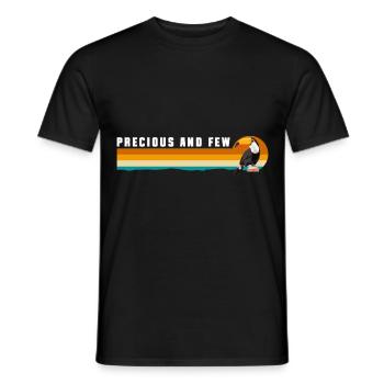 Bird Holiday Nature South America - Men's T-Shirt - black - Front - AI Model Male 178 light (178cm)
