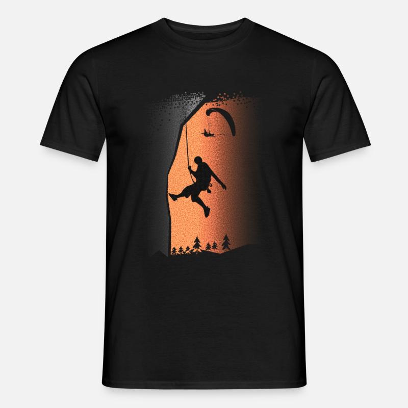 Klettern & Bouldern - KlettererBoulderer - Männer T-Shirt - Schwarz