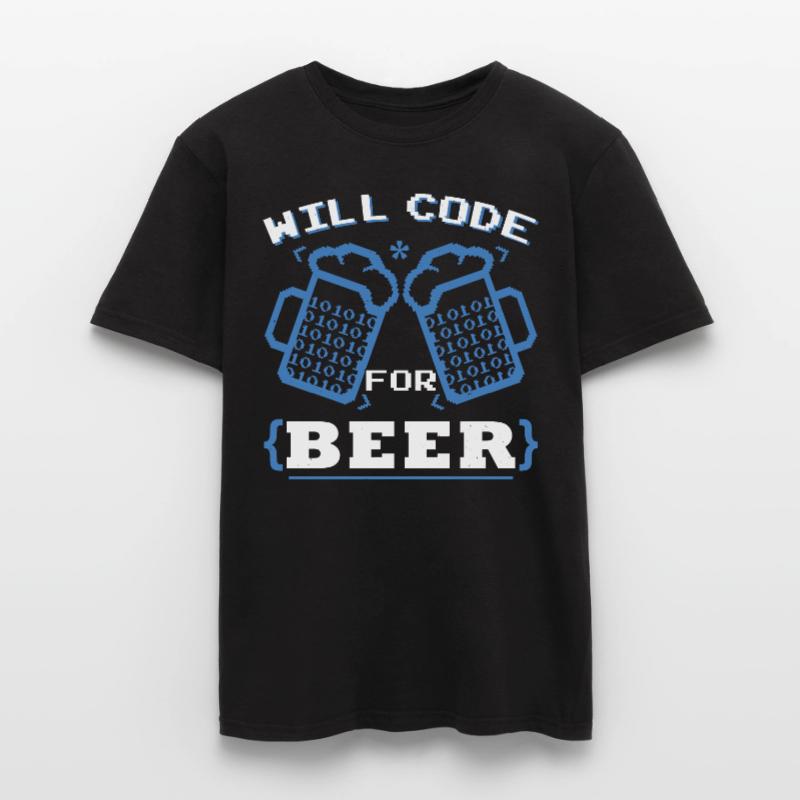 Will Code For Beer | Programmer Coding Men's T-shirt