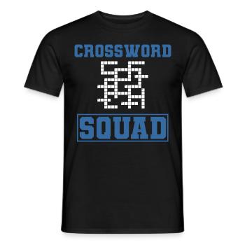 Lustige Kreuzworträtsel Enigmatolgist - Männer T-Shirt - Schwarz - Vorne - AI Model Male 178 light (178cm)