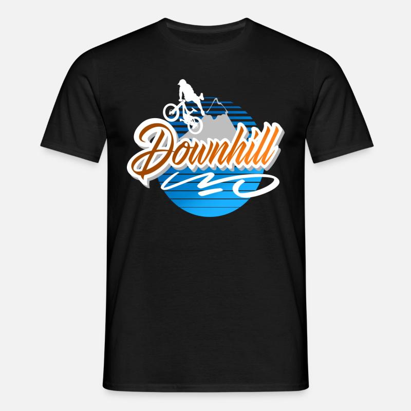 Downhill - Men's T-Shirt - black