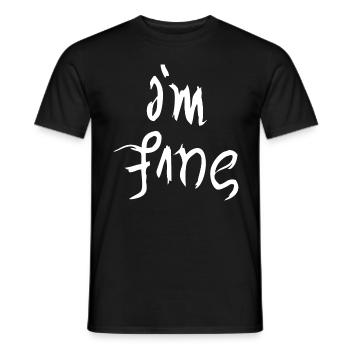 kpop - Männer T-Shirt - Schwarz - Vorne - AI Model Male 178 light (178cm)