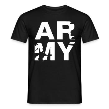 kpop - Männer T-Shirt - Schwarz - Vorne - AI Model Male 178 light (178cm)