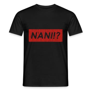 Anime - Männer T-Shirt - Schwarz - Vorne - AI Model Male 178 light (178cm)