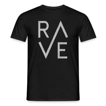 EDM - Männer T-Shirt - Schwarz - Vorne - AI Model Male 178 light (178cm)