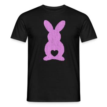 Osterhase - Männer T-Shirt - Schwarz - Vorne - AI Model Male 178 light (178cm)