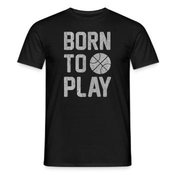 Basketball, basketball, basketball jouer - T-shirt homme - noir - Devant - AI Model Male 178 light (178cm)