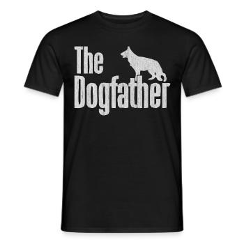 German Shepherd, German Shepherd - Men's T-Shirt - black - Front - AI Model Male 178 light (178cm)