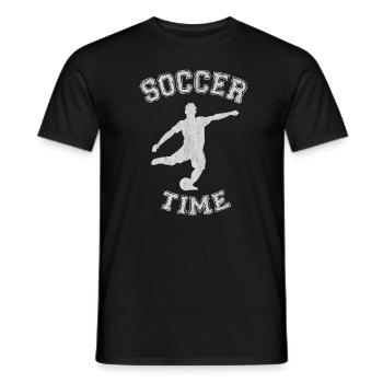Football, football - T-shirt homme - noir - Devant - AI Model Male 178 light (178cm)