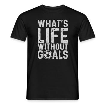 Football, football - T-shirt homme - noir - Devant - AI Model Male 178 light (178cm)