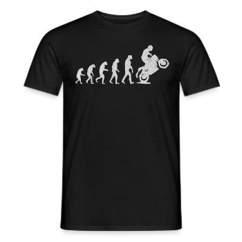 Motorcycling, motorbike - Men's T-Shirt - black - Front - AI Model Male 178 light (178cm)