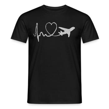 Vacances, Voyage, Randonnée - T-shirt homme - noir - Devant - AI Model Male 178 light (178cm)