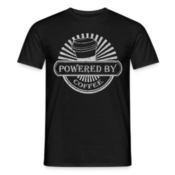 Kaffee, Tasse Kaffee, Kaffee trinken, ich liebe ka - Männer T-Shirt - Schwarz - Vorne - AI Model Male 178 light (178cm)