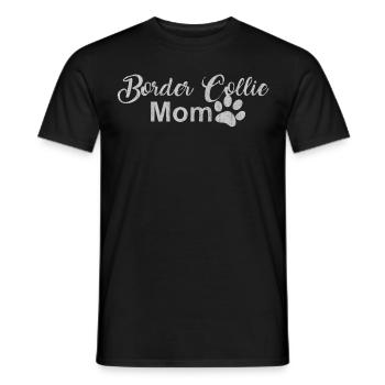 border collie, collie,Hund, Hunde liebe - Männer T-Shirt - Schwarz - Vorne - AI Model Male 178 light (178cm)