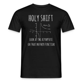 Physics, Physics teacher, Physics studies, Physics stud - Men's T-Shirt - black - Front - AI Model Male 178 light (178cm)