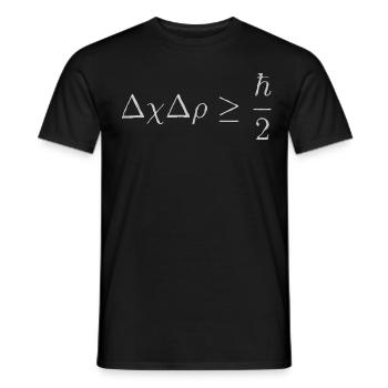 Physics, Physics teacher, Physics studies, Physics stud - Men's T-Shirt - black - Front - AI Model Male 178 light (178cm)
