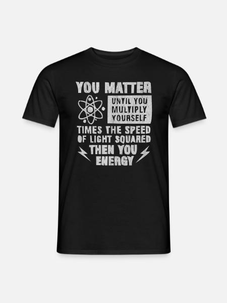 Physics, Physics teacher, Physics studies, Physics stud - Men's T-Shirt - black