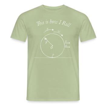 Physik, Physik lehrer, Physik studium, Physik stud - Männer T-Shirt - Sage - Vorne - AI Model Male 178 light (178cm)
