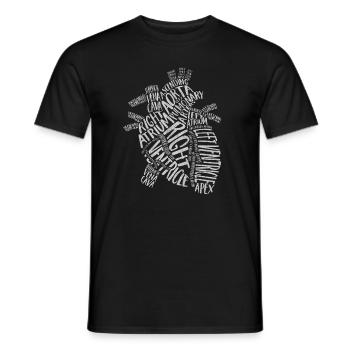 Infirmière, médecine, pharmacie, docteur, docteur, - T-shirt homme - noir - Devant - AI Model Male 178 light (178cm)