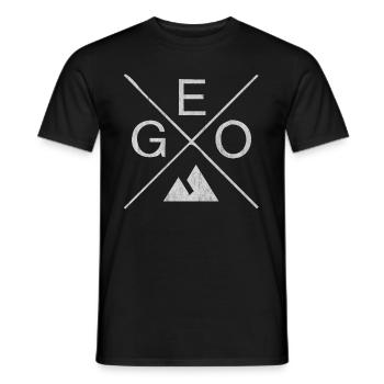 Géographie, éducation à la géographie, études de géographie, E - T-shirt homme - noir - Devant - AI Model Male 178 light (178cm)