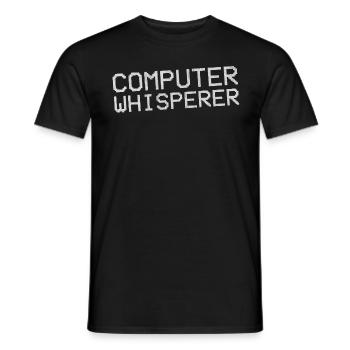 Informatik, Informatiker, Software, Coding, Softwa - Männer T-Shirt - Schwarz - Vorne - AI Model Male 178 light (178cm)