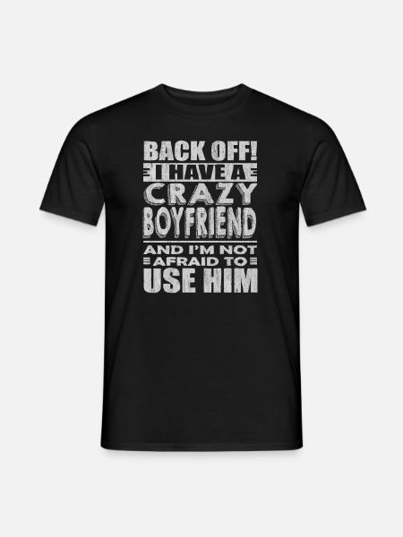Girlfriend, boyfriend, girlfriend, friend, relationship - Men's T-Shirt - black