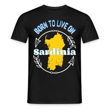 Sardinien Italien Sommer Spruch - Männer T-Shirt - Schwarz - Vorne - AI Model Male 178 light (178cm)